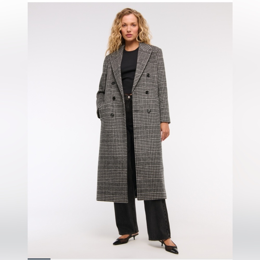Wool blend double breasted coat. NEW with tags!